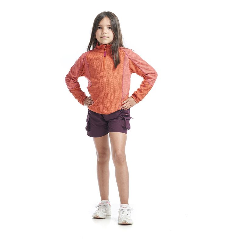 Short Niña Mini Just-Go Q-Dry Cargo Shorts Vino Lippi-4