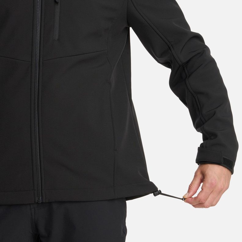 Chaqueta Hombre Macaya Softshell Hoody Negro Lippi I25-6