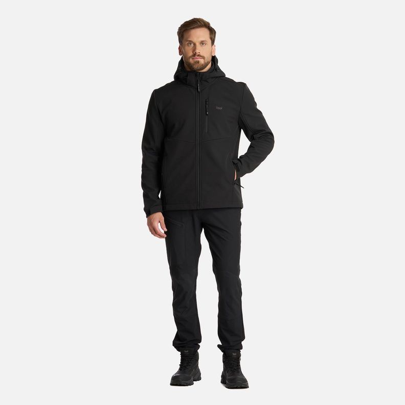 Chaqueta Hombre Macaya Softshell Hoody Negro Lippi I25-9