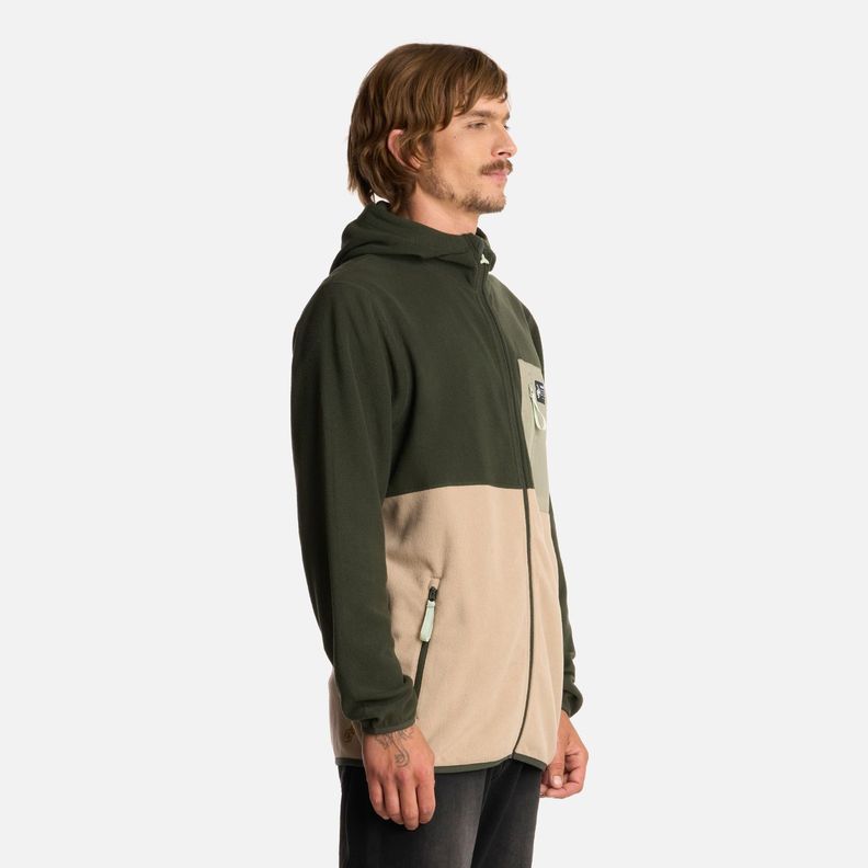 Polerón Hombre Leñero Verde Militar Haka Honu I25-1