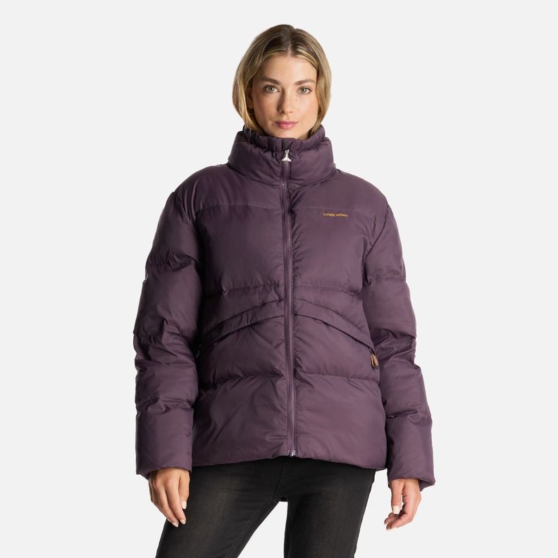 Chaqueta Mujer Queñoa Morado Oscuro Haka Honu-1