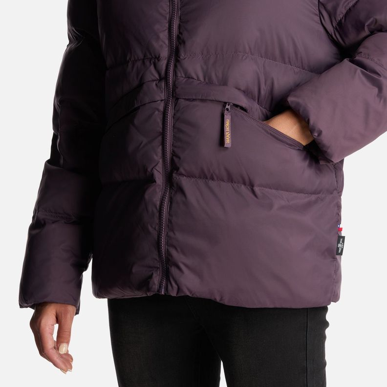 Chaqueta Mujer Queñoa Morado Oscuro Haka Honu-5