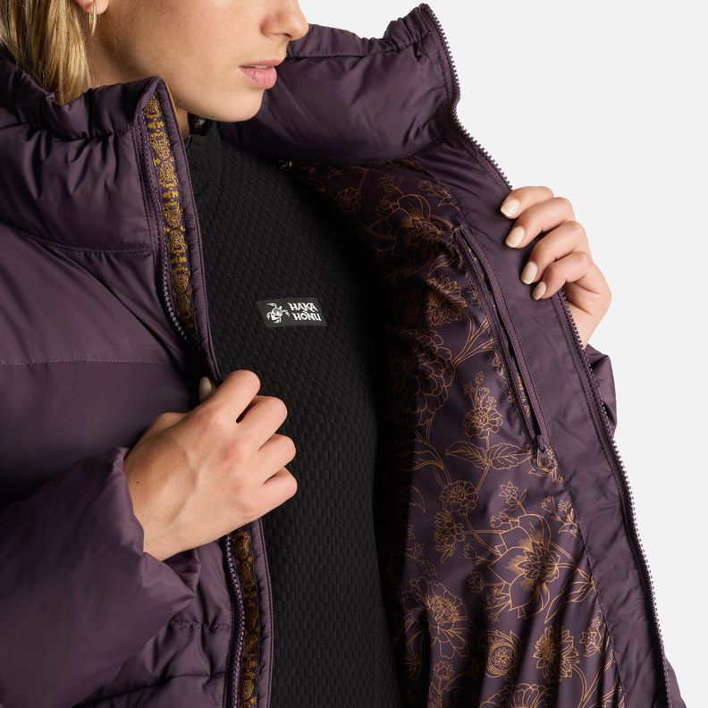 Chaqueta Mujer Queñoa Morado Oscuro Haka Honu-7