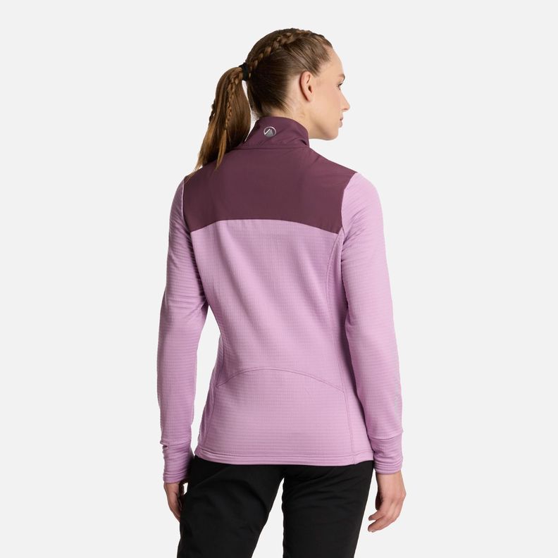 Polerón Mujer Karova Nano-f 14 Zip Rosa Fuerte Lippi I25-2