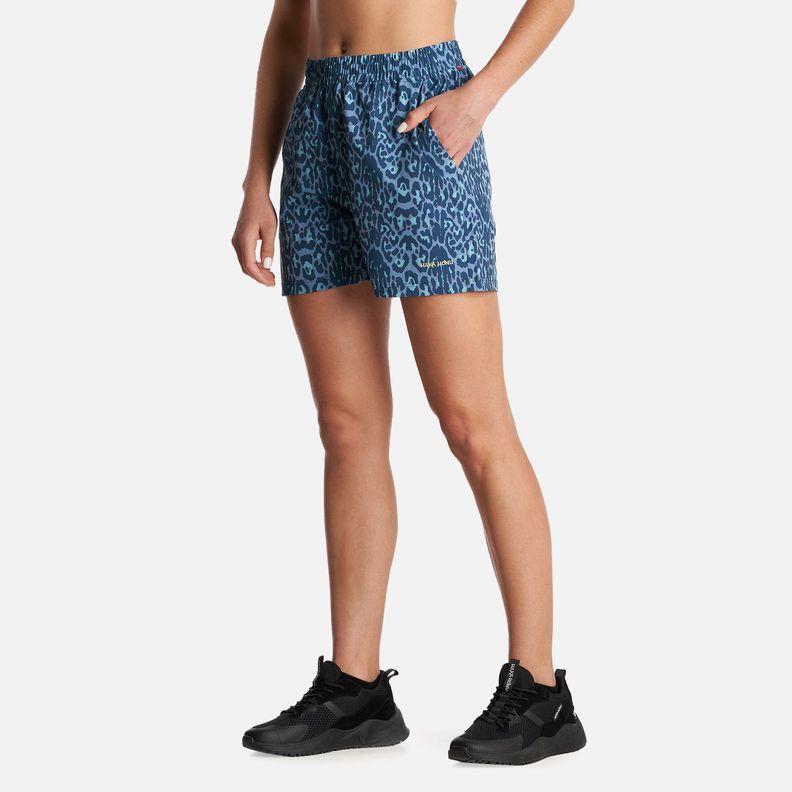 Short Mujer Canchera Print Petroleo Haka Honu-2
