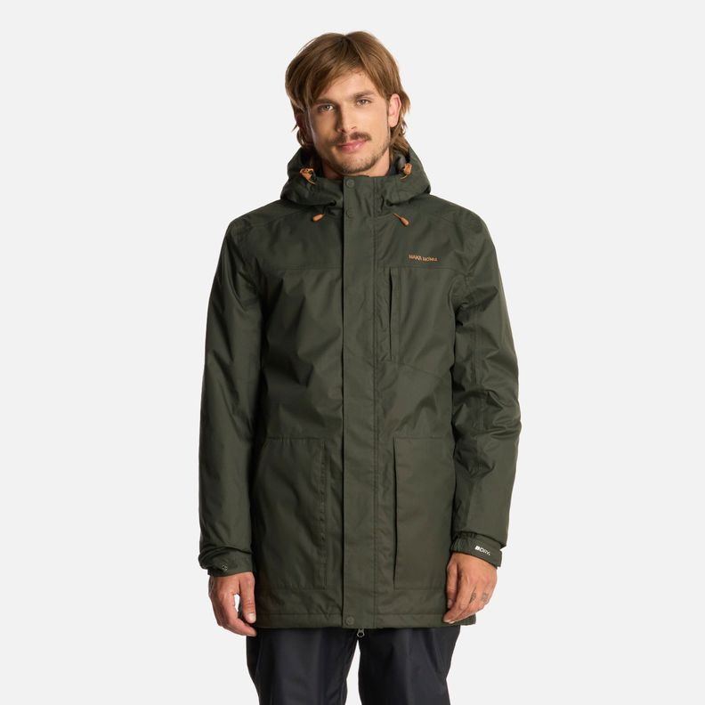 Chaqueta Hombre Terranova Verde Militar Haka Honu I25-0