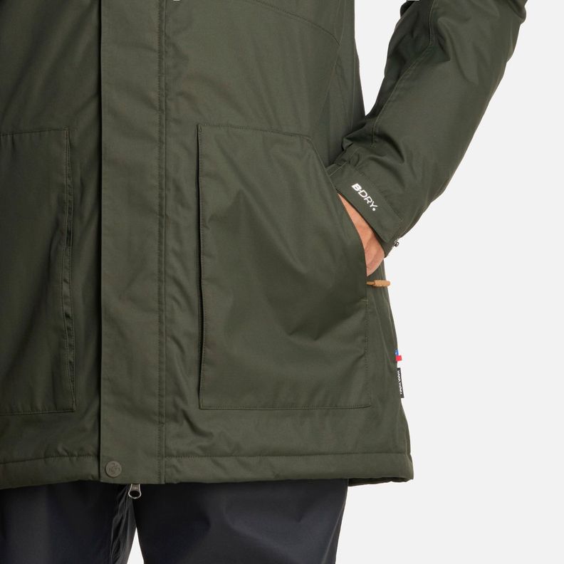 Chaqueta Hombre Terranova Verde Militar Haka Honu I25-4