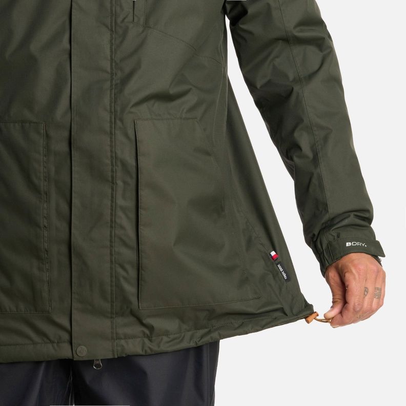 Chaqueta Hombre Terranova Verde Militar Haka Honu I25-5