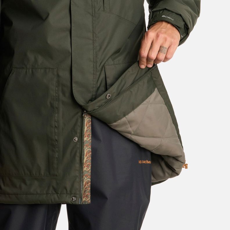Chaqueta Hombre Terranova Verde Militar Haka Honu I25-6