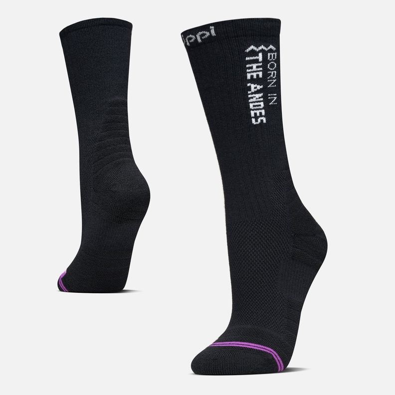 Calcetines Mujer Trekking Light Socks Negro Lippi-0