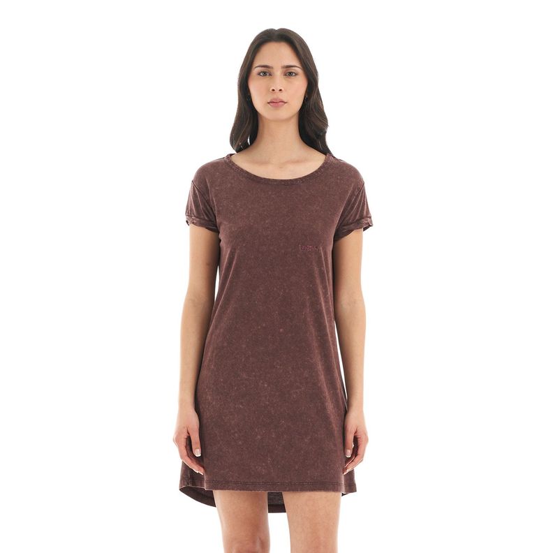 Vestido Mujer Palomita Terracota Haka Honu-1
