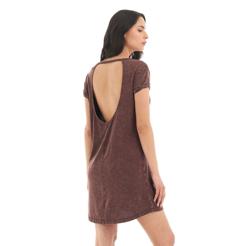 Vestido Mujer Palomita Terracota Haka Honu-4