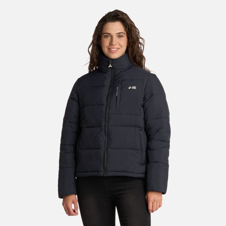 Chaqueta Mujer Aislada Negro Haka Honu I25-0