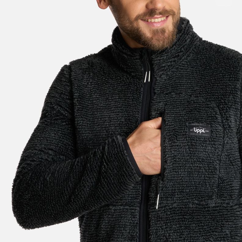 Polar Hombre Ferret Shaggy-Pro Jacket Negro Lippi I25-3