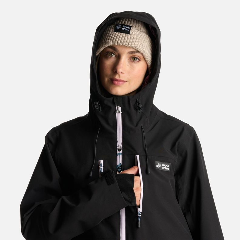 Chaqueta Mujer Viento Blanco Negro Haka Honu-5