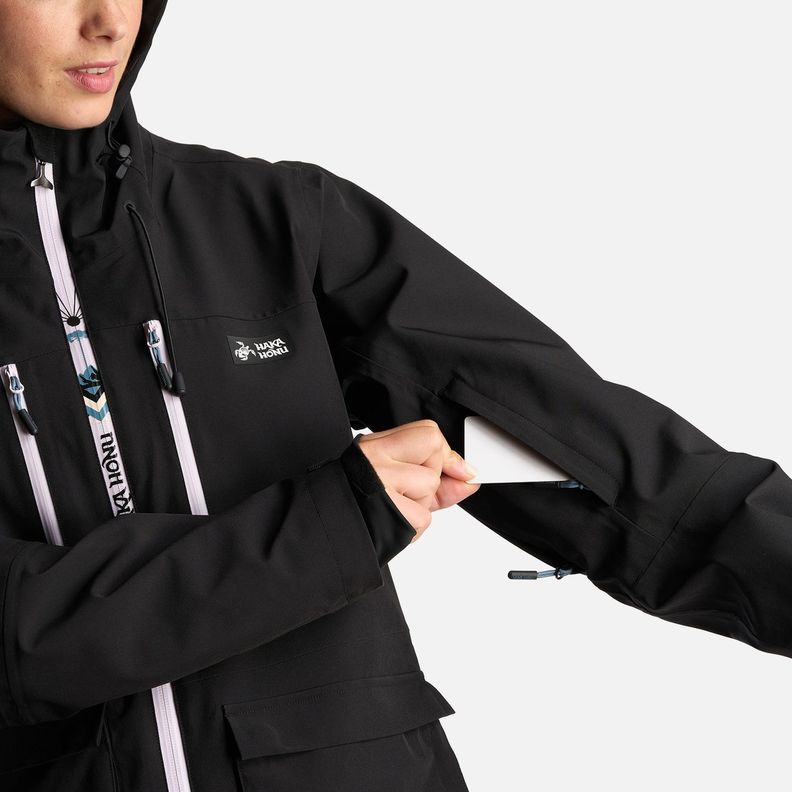 Chaqueta Mujer Viento Blanco Negro Haka Honu-7