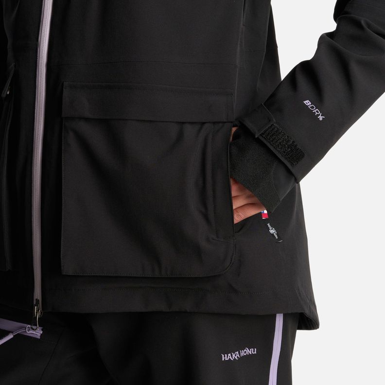Chaqueta Mujer Viento Blanco Negro Haka Honu-8