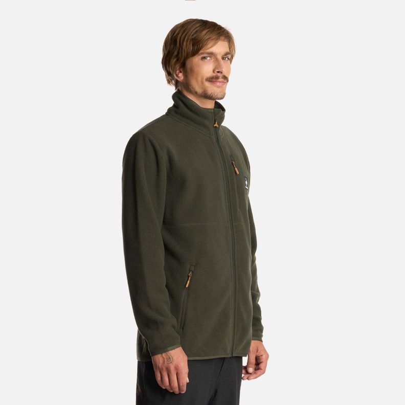 Polerón Hombre Tokerau Pro Verde Militar Haka Honu I25-1