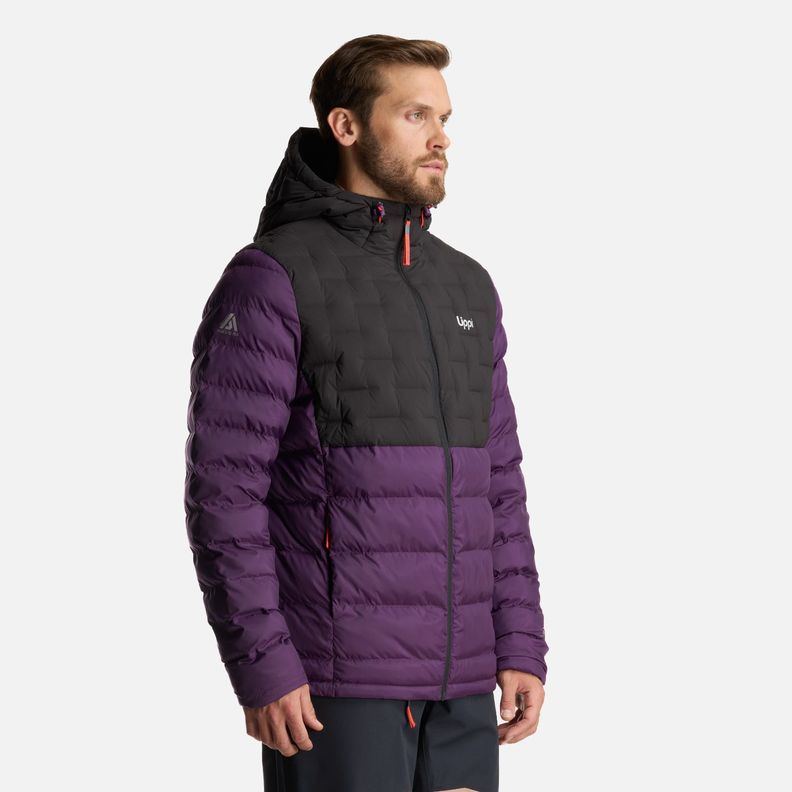 Chaqueta Hombre Bazpur EVO Down Hoody Jacket Morado Lippi-1