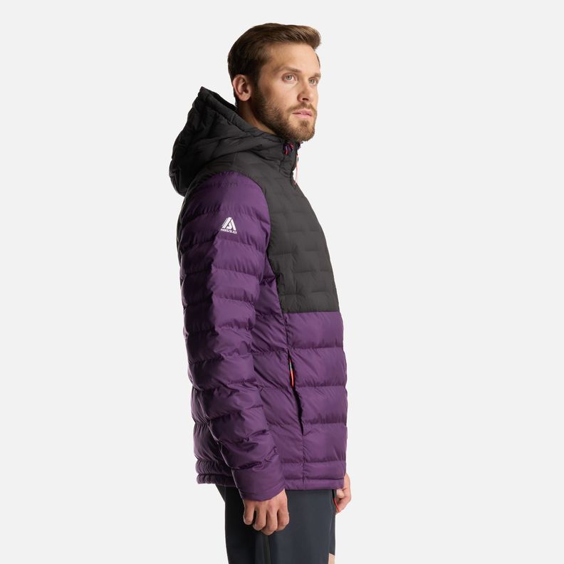 Chaqueta Hombre Bazpur EVO Down Hoody Jacket Morado Lippi-2