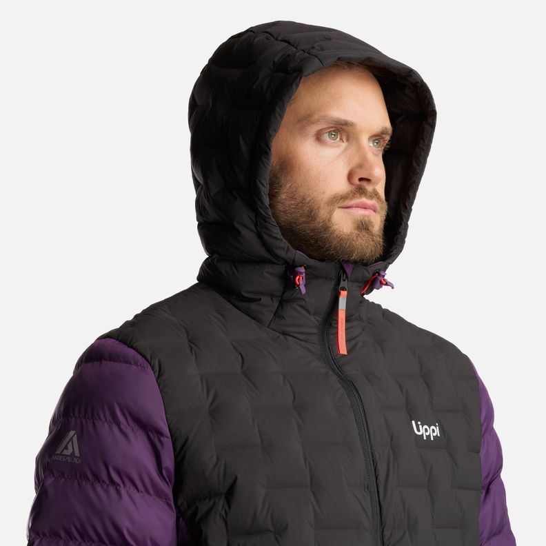 Chaqueta Hombre Bazpur EVO Down Hoody Jacket Morado Lippi-4