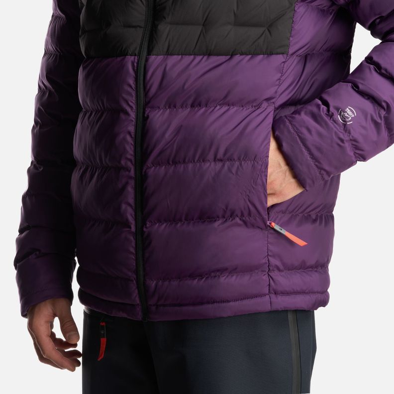 Chaqueta Hombre Bazpur EVO Down Hoody Jacket Morado Lippi-5