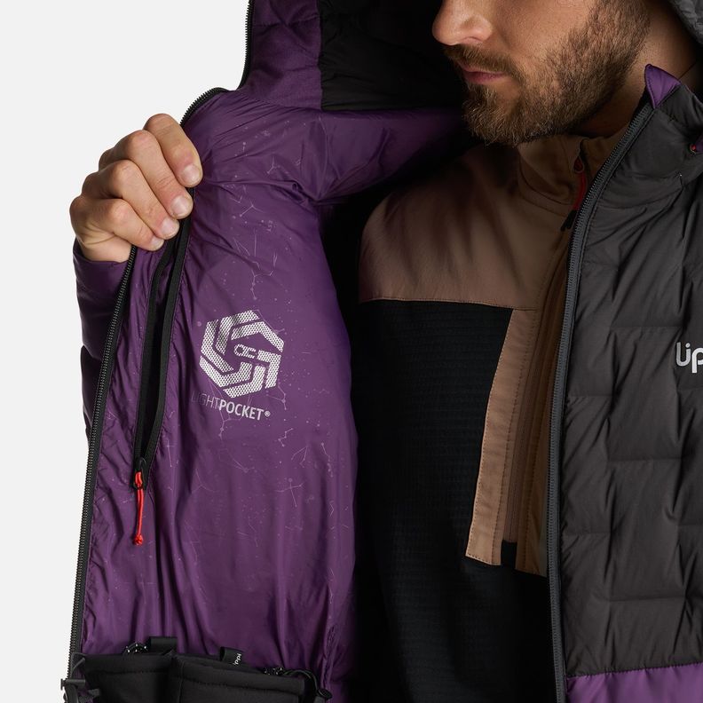 Chaqueta Hombre Bazpur EVO Down Hoody Jacket Morado Lippi-7