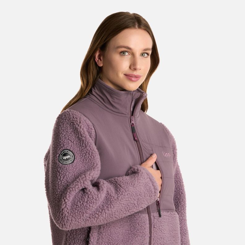 Polar Mujer Glaciar Sherpa-pro Jacket Malva Lippi I25-3