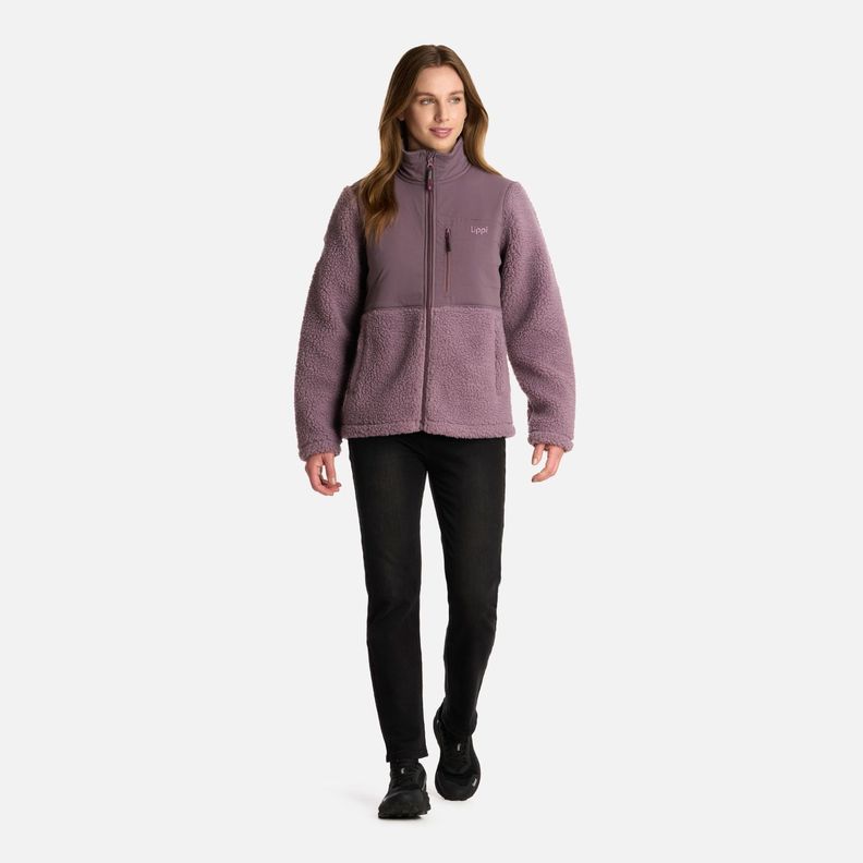 Polar Mujer Glaciar Sherpa-pro Jacket Malva Lippi I25-4