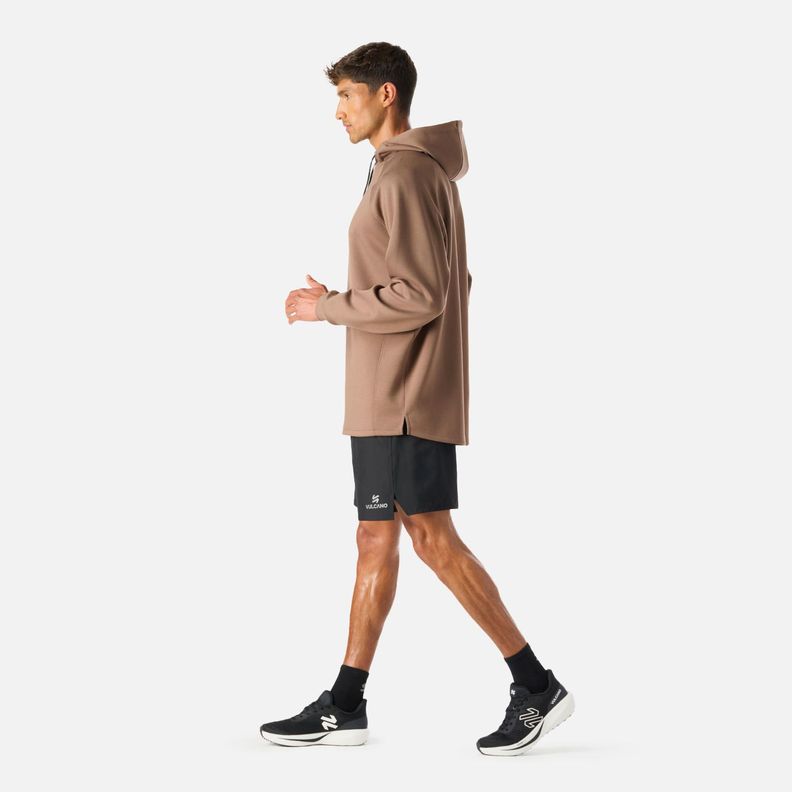 Polerón Hombre Tempo Sweatshirt Hoody Taupe Vulcano-2