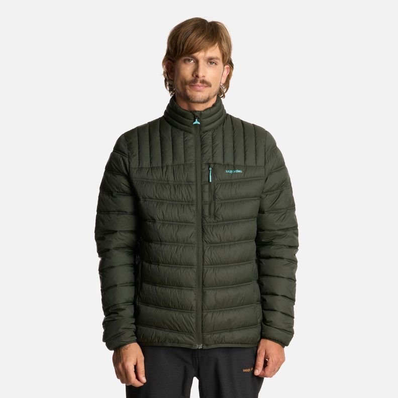 Chaqueta Hombre Ultraliviana Verde Militar Haka Honu I25-0