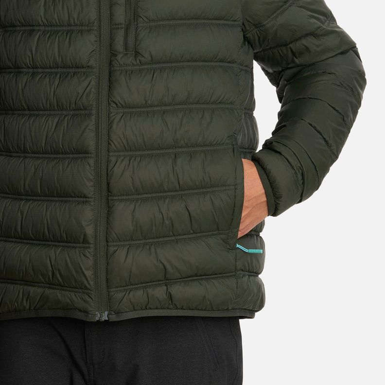 Chaqueta Hombre Ultraliviana Verde Militar Haka Honu I25-4