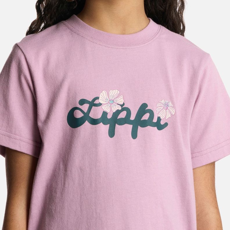 Polera Niña Logo Lippi T-Shirt Lila Lippi-3