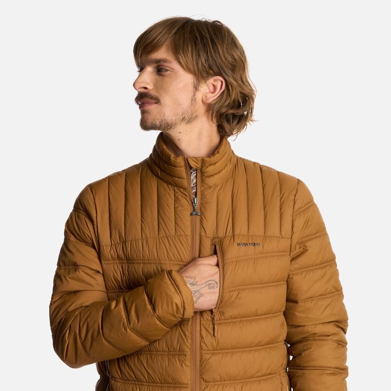 Chaqueta Hombre Ultraliviana Mostaza Haka Honu I25-3
