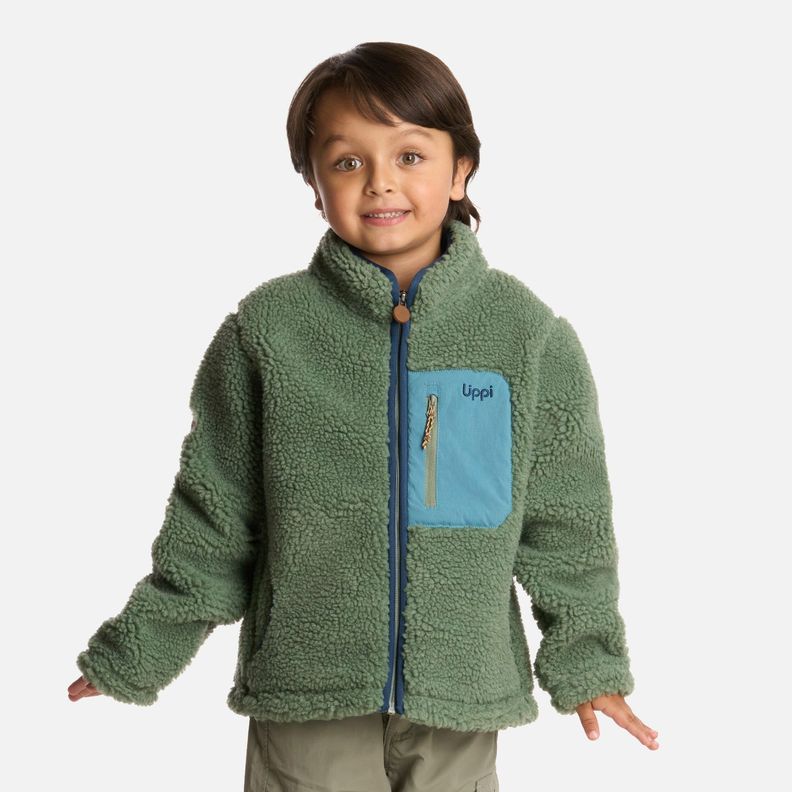 Polar Niño Glaciar Sherpa-pro Jacket Jade Oscuro Lippi I25-0