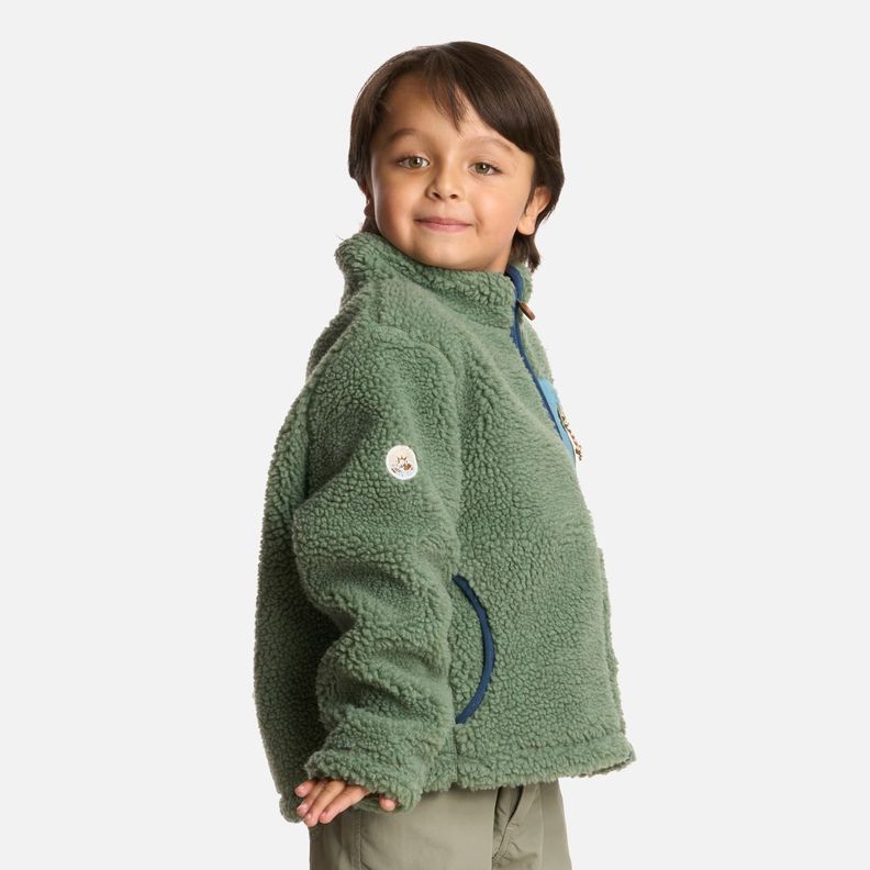 Polar Niño Glaciar Sherpa-pro Jacket Jade Oscuro Lippi I25-1
