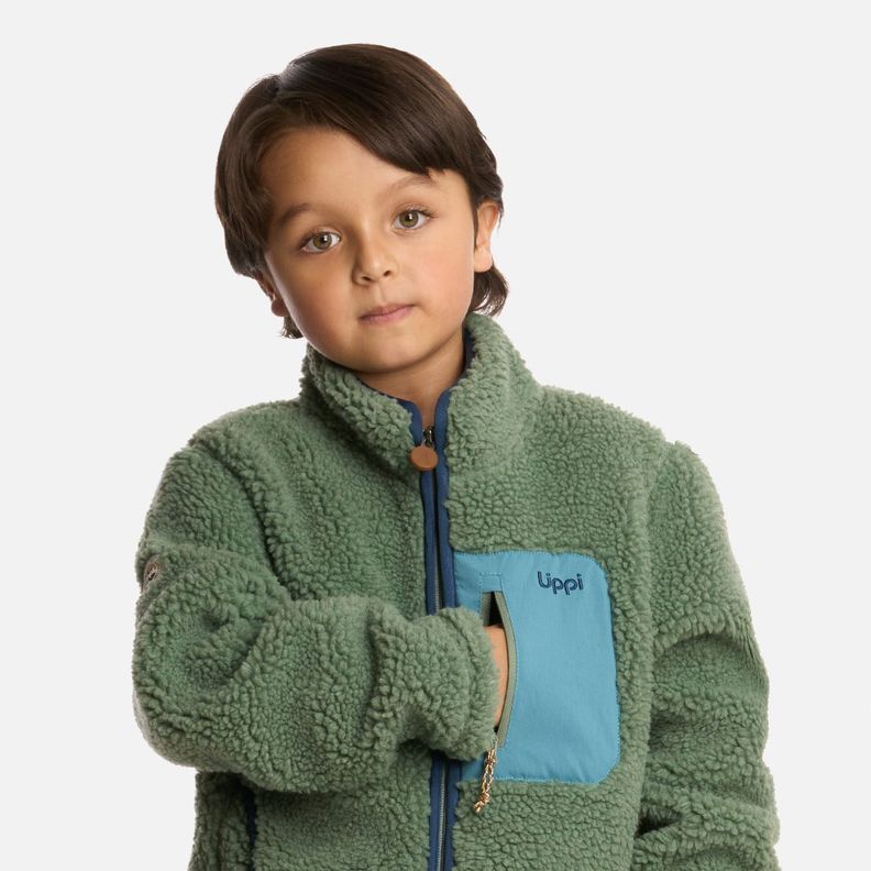 Polar Niño Glaciar Sherpa-pro Jacket Jade Oscuro Lippi I25-3