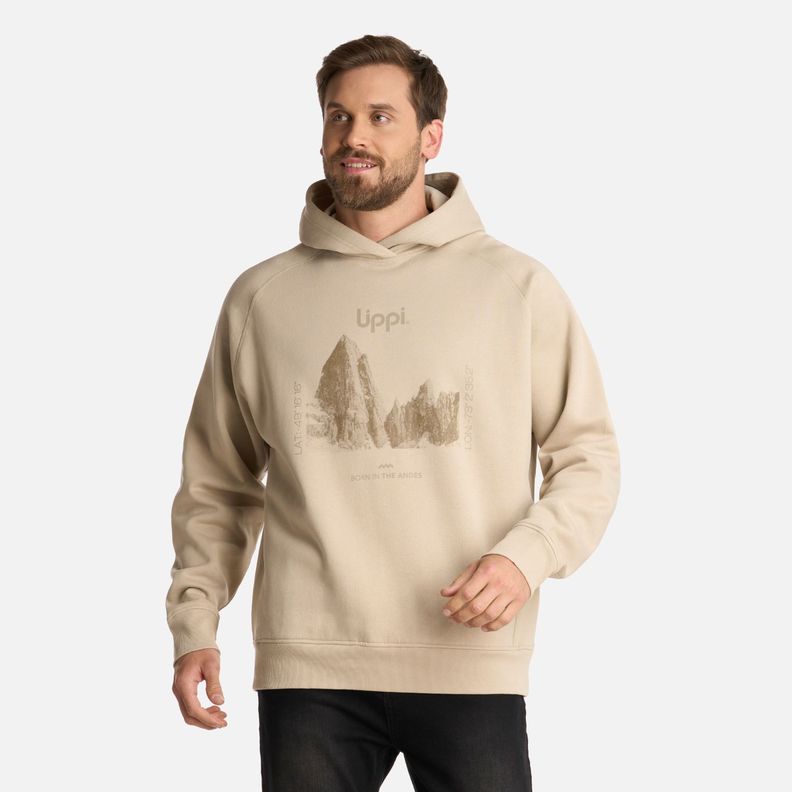 Polerón Hombre Insigne Sweatshirt Front Beige Lippi I25-0