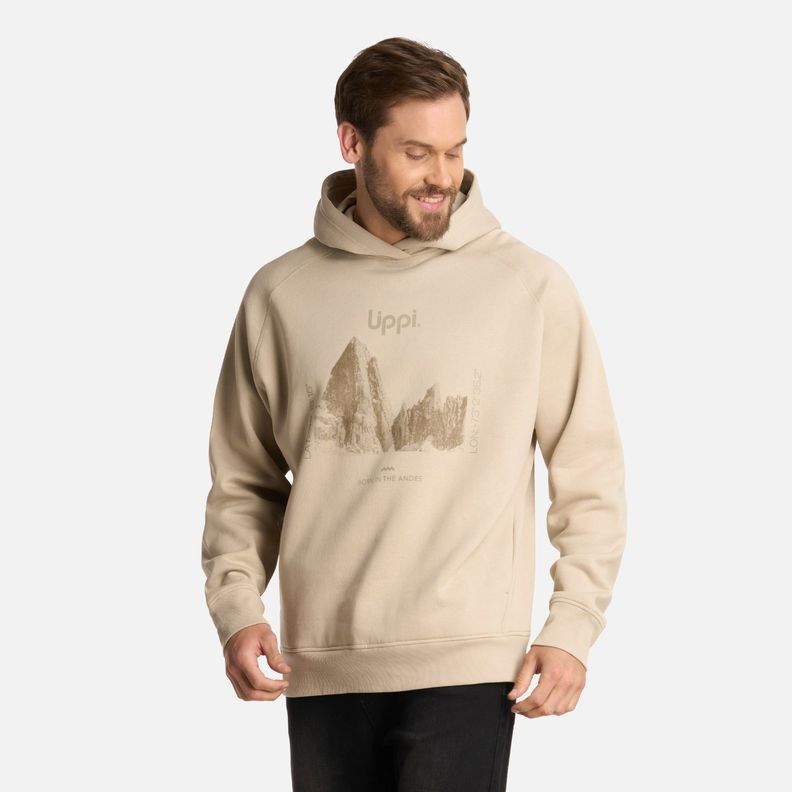 Polerón Hombre Insigne Sweatshirt Front Beige Lippi I25-1