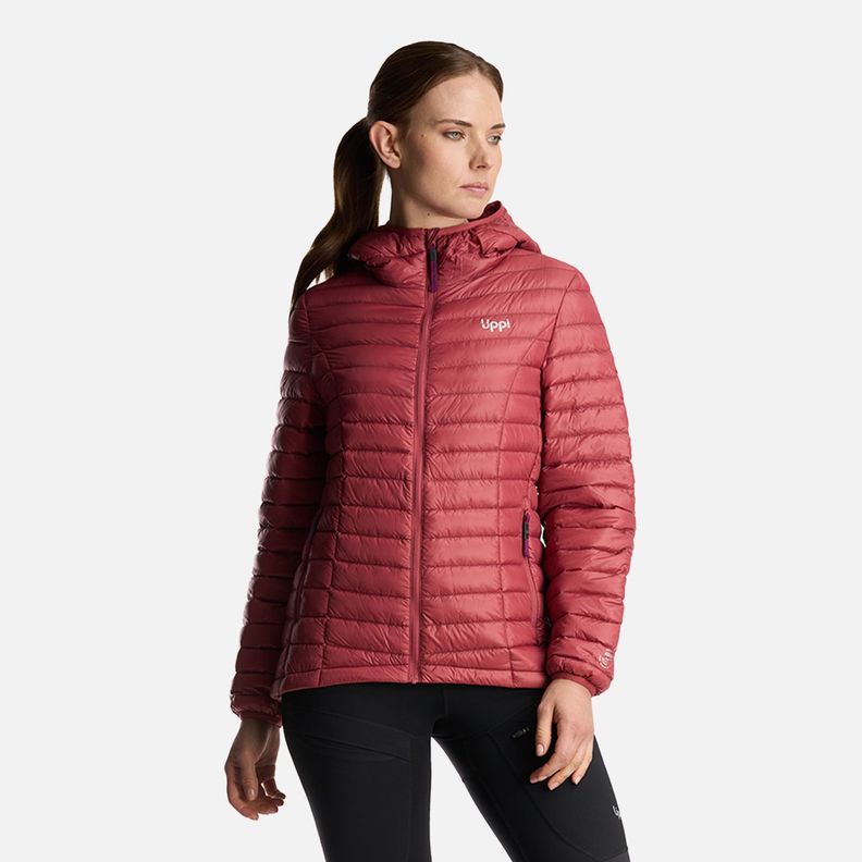 Chaqueta Mujer Peak Down Hoody Jacket Rosa Oscuro Lippi-0