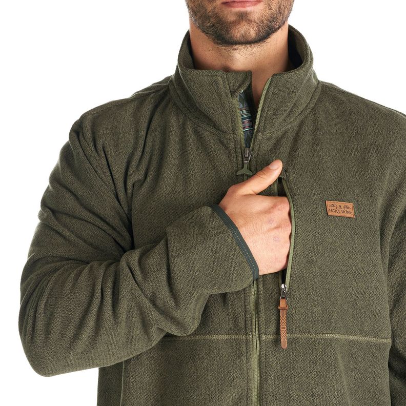 Poleron Hombre Tokerau Pro Verde Haka Honu-6