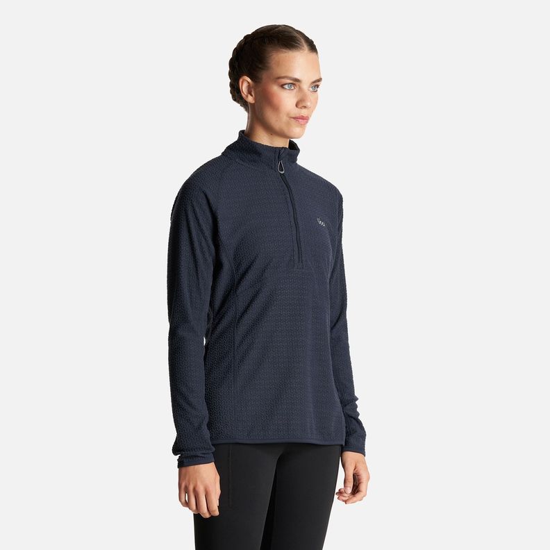Poleron Mujer Jacaranda Nano-F 14 Zip Azul Marino Lippi I23-2