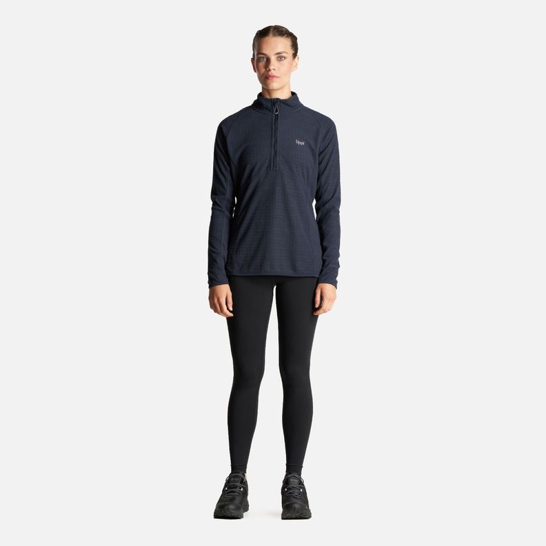 Poleron Mujer Jacaranda Nano-F 14 Zip Azul Marino Lippi I23-5