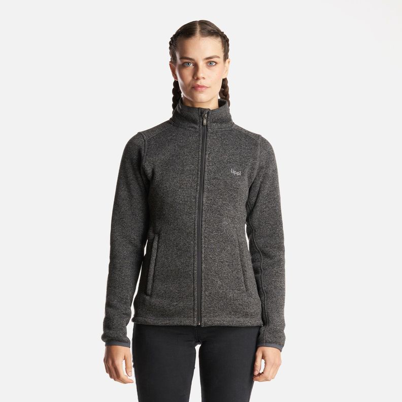 Polar Mujer Coronado Therm-Pro Jacket Melange Negro Lippi-1