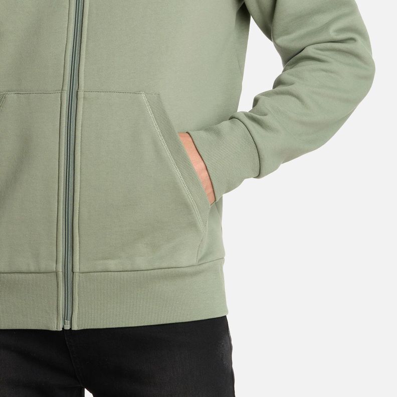 Polerón Hombre Ulmo FullZip Sweatshirt Jade Oscuro Lippi I25-4