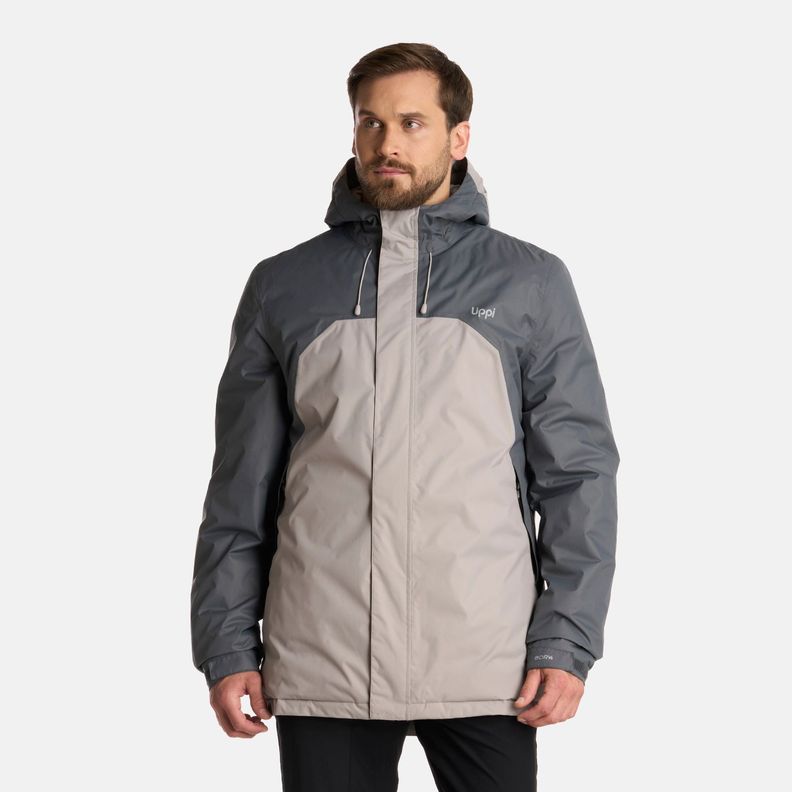 Chaqueta Hombre Gunther B-Dry Hoody Gris Medio Lippi I25-0