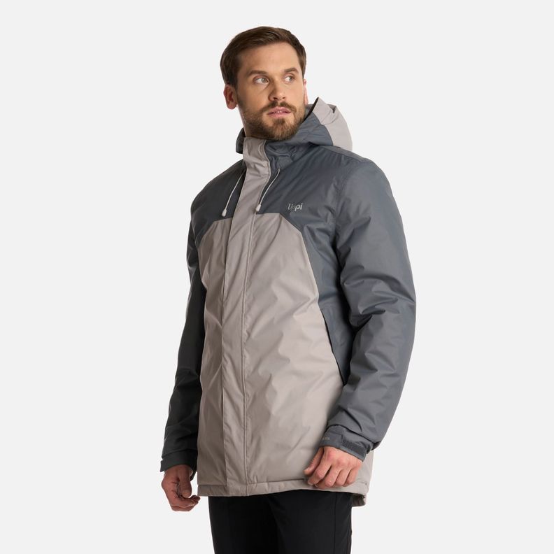 Chaqueta Hombre Gunther B-Dry Hoody Gris Medio Lippi I25-1