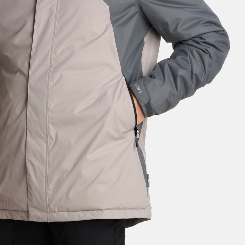 Chaqueta Hombre Gunther B-Dry Hoody Gris Medio Lippi I25-4