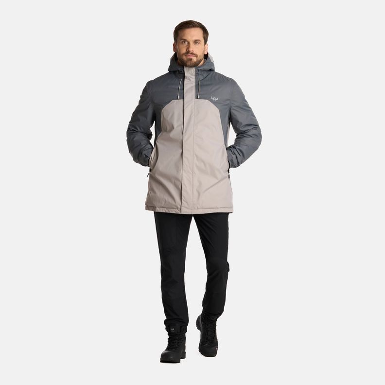 Chaqueta Hombre Gunther B-Dry Hoody Gris Medio Lippi I25-7