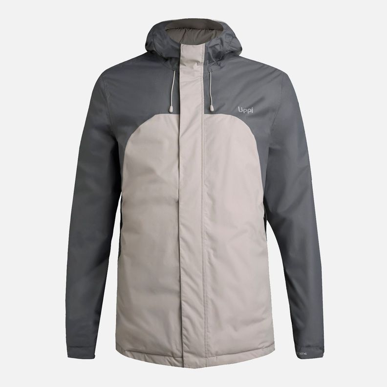 Chaqueta Hombre Gunther B-Dry Hoody Gris Medio Lippi I25-8